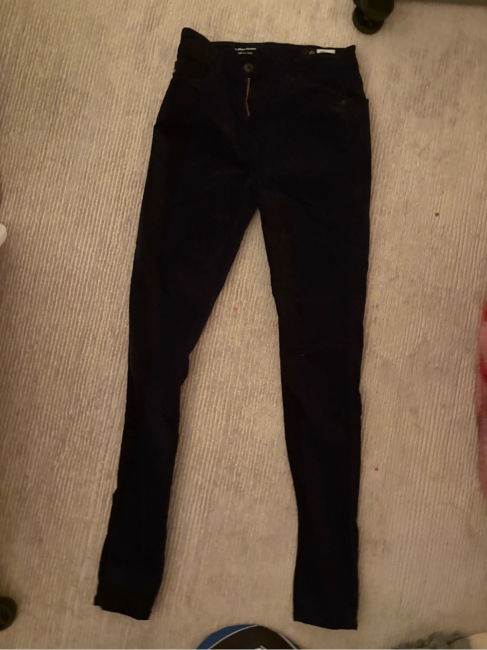 Black Skinny High-Rise Pants